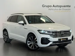 Blanco Usado 2021 VW Touareg R-line SUV | 40.990 € (Precio justo)