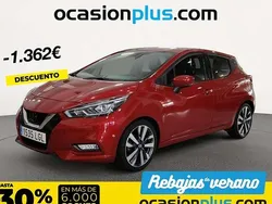 Rojo Usado 2020 Nissan Micra Tekna Utilitario | 13.628 € (Precio justo)