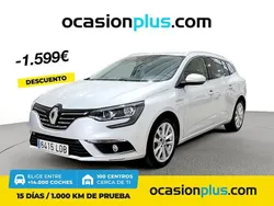 Gris / plata Usado 2019 Renault Mégane GrandTour Zen Familiar | 17.590 € (Un poco caro)