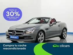 Gris Usado 2014 Mercedes SLK200 Descapotable | 16.990 € (Precio justo)