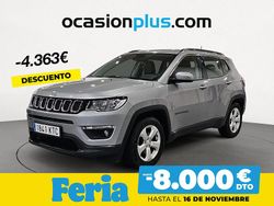 Gris / plata Usado 2019 Jeep Compass Longitude SUV | 15.990 € (Precio justo)