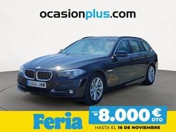 Negro Usado 2016 BMW 520 Familiar | 17.190 € (Buen precio)