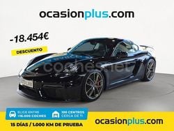 Negro Usado 2022 Porsche 718 Cayman GT4 Coupe | 121.490 € (Precio justo)