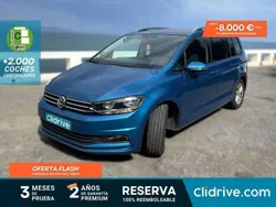 Azul Usado 2019 VW Touran Advance Monovolumen | 24.890 € (Precio justo)