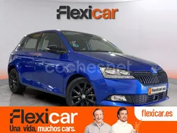 Azul Usado 2021 Skoda Fabia Berlina | 13.490 € (Precio justo)