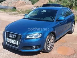 Azul Usado 2009 Audi A3 Sportback Attraction Berlina | 8999 € (Precio justo)