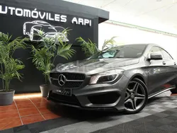 Gris / plata Usado 2013 Mercedes CLA220 AMG line Berlina | 18.990 € (Precio justo)