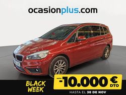 Rojo Usado 2015 BMW 218 Gran Tourer Monovolumen | 14.190 € (Precio justo)