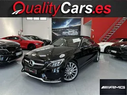 Negro Usado 2017 Mercedes C220 Coupe | 26.400 € (Precio justo)