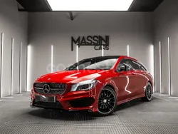 Rojo Usado 2015 Mercedes CLA220 Shooting Brake AMG line Familiar | 21.999 € (Un poco caro)