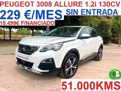 Blanco Usado 2019 Peugeot 3008 Allure SUV | 17.499 € (Precio justo)