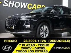 Negro Usado 2020 Hyundai Santa Fe Style SUV | 27.800 € (Super precio)