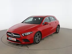Rojo Usado 2019 Mercedes A200 AMG line Berlina | 25.399 € (Buen precio)