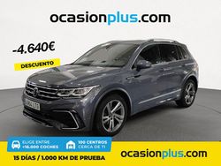 Gris / plata Usado 2021 VW Tiguan R-line SUV | 29.490 € (Precio justo)