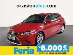 Rojo Usado 2017 Lexus CT200h Executive Line Utilitario | 13.990 € (Precio justo)