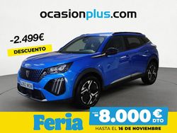 Azul Usado 2024 Peugeot 2008 Allure SUV | 18.490 € (Precio justo)