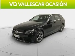 Gris Usado 2021 Mercedes C220 AMG line Familiar | 33.900 € (Precio justo)