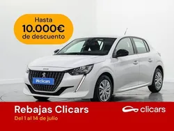 Blanco Usado 2022 Peugeot 208 Active Utilitario | 12.490 € (Buen precio)