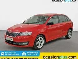 Rojo Usado 2016 Skoda Rapid Ambition Utilitario | 12.350 € (Precio justo)