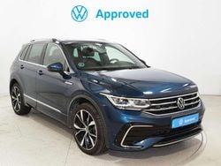 Azul Usado 2021 VW Tiguan R-line SUV | 31.500 € (Precio justo)