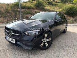 Negro Usado 2021 Mercedes C220 Familiar | 34.900 € (Precio justo)