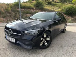 Negro Usado 2021 Mercedes C220 Familiar | 34.900 € (Precio justo)