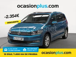Azul Usado 2021 VW Touran Advance Monovolumen | 25.900 € (Precio justo)