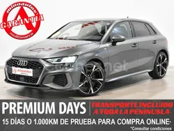 Gris / plata Usado 2021 Audi A3 Sportback S-Line Berlina | 27.390 € (Precio justo)