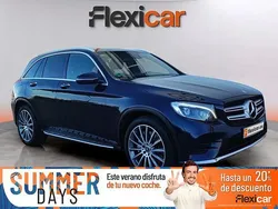 Azul Usado 2018 Mercedes GLC250 AMG line SUV | 29.290 € (Precio justo)