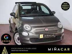 Gris Usado 2021 Fiat 500C Lounge Descapotable | 9800 € (Precio justo)