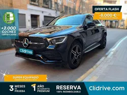 Negro Usado 2021 Mercedes GLC220 Coupe | 43.690 € (Precio justo)