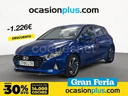 Azul Usado 2021 Hyundai i20 Berlina | 13.490 € (Precio justo)