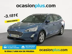 Azul Usado 2019 Ford Focus Titanium Familiar | 12.900 € (Precio justo)
