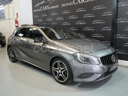 Gris / plata Usado 2015 Mercedes A200 AMG line Berlina | 19.990 € (Un poco caro)