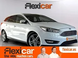 Azul Usado 2017 Ford Focus Titanium Berlina | 12.790 € (Un poco caro)