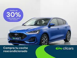 Azul Usado 2023 Ford Focus ST-Line Berlina | 19.490 € (Precio justo)