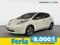 Blanco Usado 2014 Nissan Leaf Tekna Utilitario | 8900 € (Un poco caro)