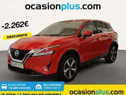 Rojo Usado 2021 Nissan Qashqai N-Connecta SUV | 20.446 € (Precio justo)