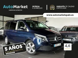 Azul Usado 2021 Mercedes V220 Exclusive Monovolumen | 34.900 € (Super precio)