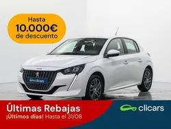 Blanco Usado 2021 Peugeot 208 Active Utilitario | 11.490 € (Precio justo)