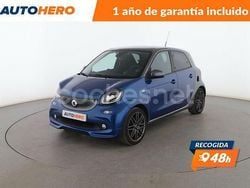 Azul Usado 2017 Smart ForFour Basis Utilitario | 9299 € (Precio justo)