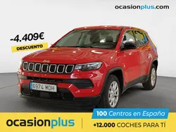 Rojo Usado 2023 Jeep Compass Longitude SUV | 24.850 € (Precio justo)