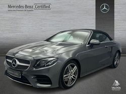 Gris Usado 2018 Mercedes E220 AMG line Descapotable | 37.600 € (Precio justo)