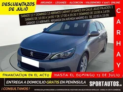 Gris Usado 2020 Peugeot 308 Active Familiar | 10.590 € (Buen precio)