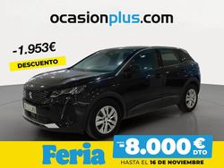 Negro Usado 2022 Peugeot 3008 Active Recogida | 21.490 € (Precio justo)