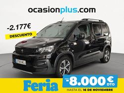 Negro Usado 2023 Peugeot Rifter GT Monovolumen | 21.200 € (Precio justo)
