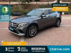 Gris Usado 2017 Mercedes GLC220 SUV | 29.790 € (Precio justo)