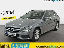 Gris Usado 2017 Mercedes C180 Familiar | 17.850 € (Buen precio)