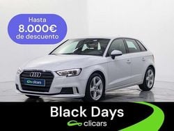 Blanco Usado 2017 Audi A3 Sportback Sport Utilitario | 16.190 € (Precio justo)