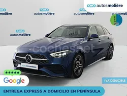 Azul Usado 2022 Mercedes C200 Familiar | 32.890 € (Precio justo)